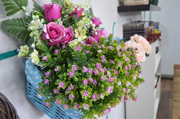 plantas Flores coloridas artificiales