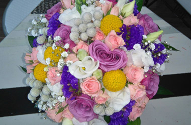 ramo-colores ramos de novia dos hermanas