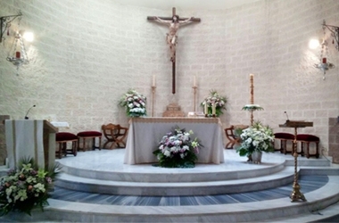 iglesia centros flores blancas sevilla